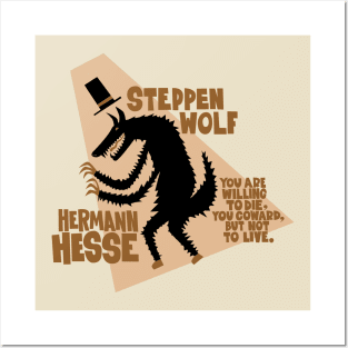 Hermann Hesse - Steppenwolf Illustration Posters and Art